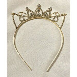 GIRLS HEADBAND metal cat ear crown tiara